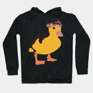 Flower crown duck Hoodie